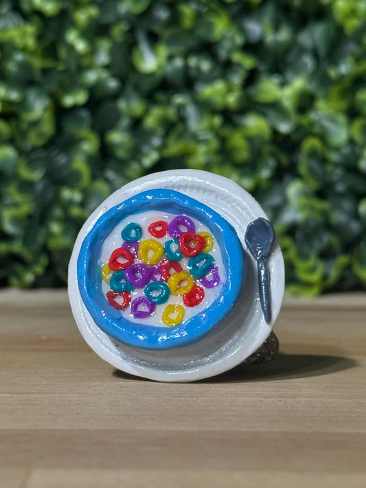 Whimsical Hand-Made Art Magnets Cereal