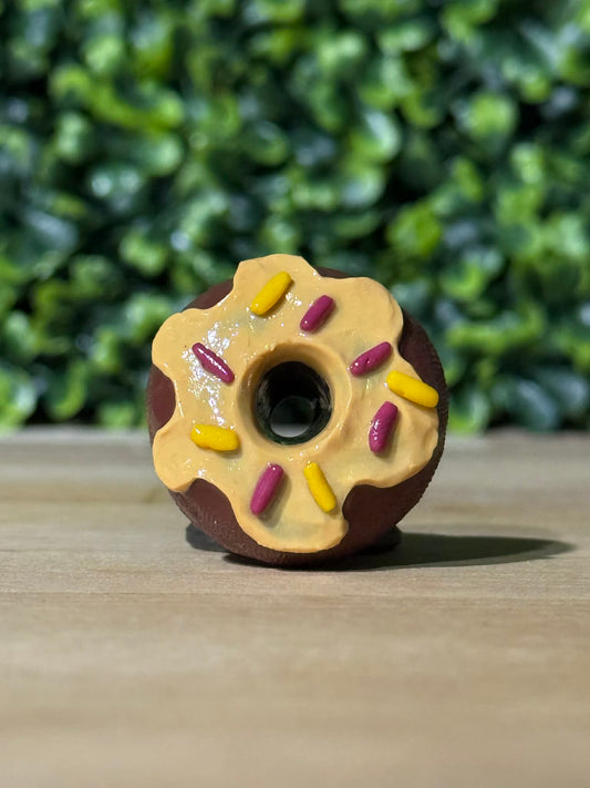 Whimsical Hand-Made Art Magnets Donut