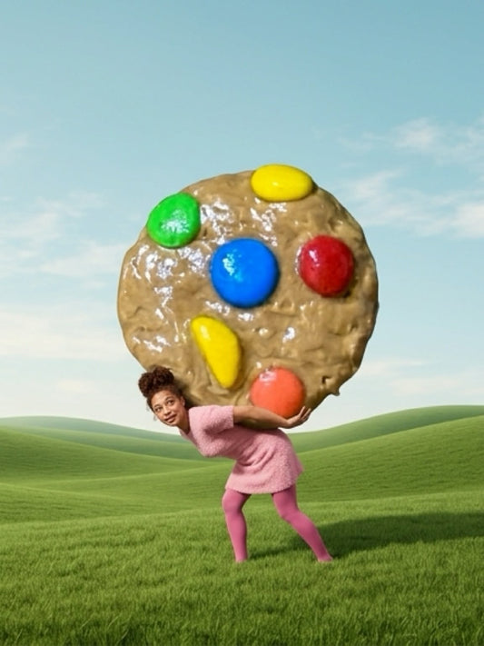 Whimsical Hand-Made Art Magnets Candy Cookie