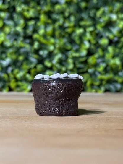 Whimsical Hand-Made Art Magnets Chocolate Snack Cake