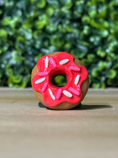 Whimsical Hand-Made Art Magnets Donut