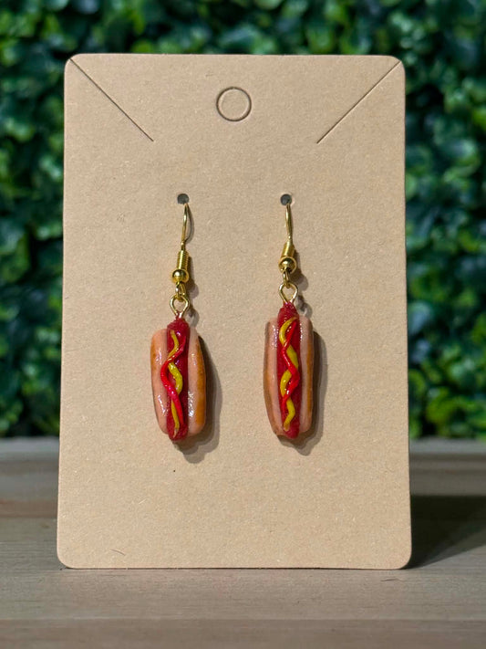 Eclectic Earrings Hotdogs